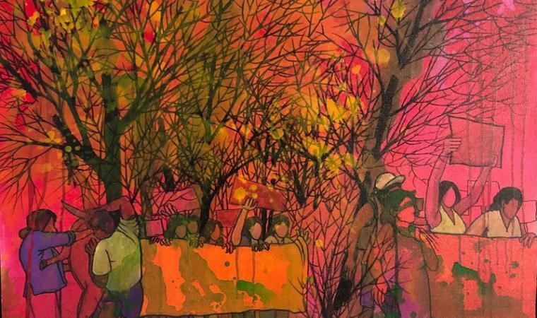 ‘Rengin Boyutları’ sergisi, Kent Sanat Galerisi’nde