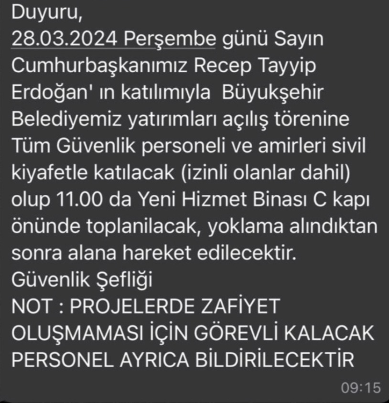 Erdoğan’a sayı yeterli gelmiyor! Belediye çalışanlarına miting ‘yoklaması’ - Son Dakika Türkiye,Siyaset Haberleri | Cumhuriyet