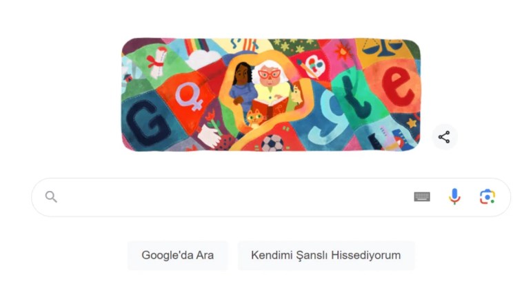 Google'dan Dünya Emekçi Kadınlar Günü'ne özel 'doodle'