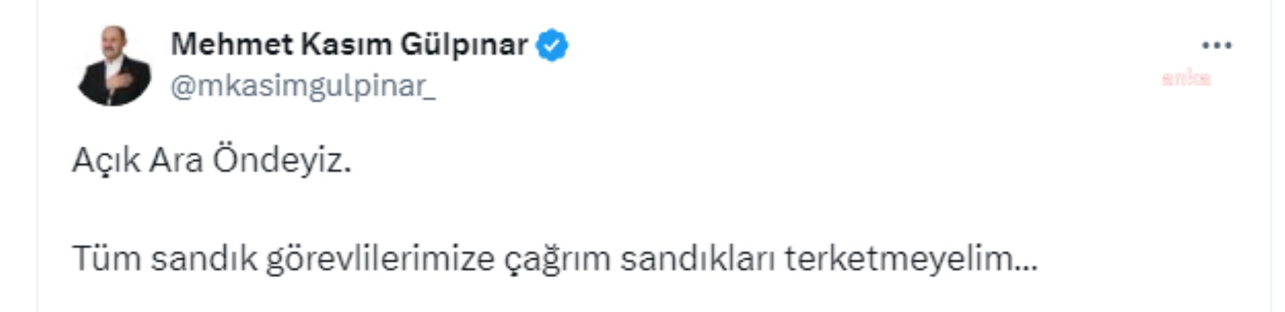 Yeniden Refah Partisi Şanlıurfa adayı Mehmet Kasım Gülpınar: 'Açık ara öndeyiz, sandıkları terk etmeyelim' - Son Dakika Siyaset Haberleri | Cumhuriyet
