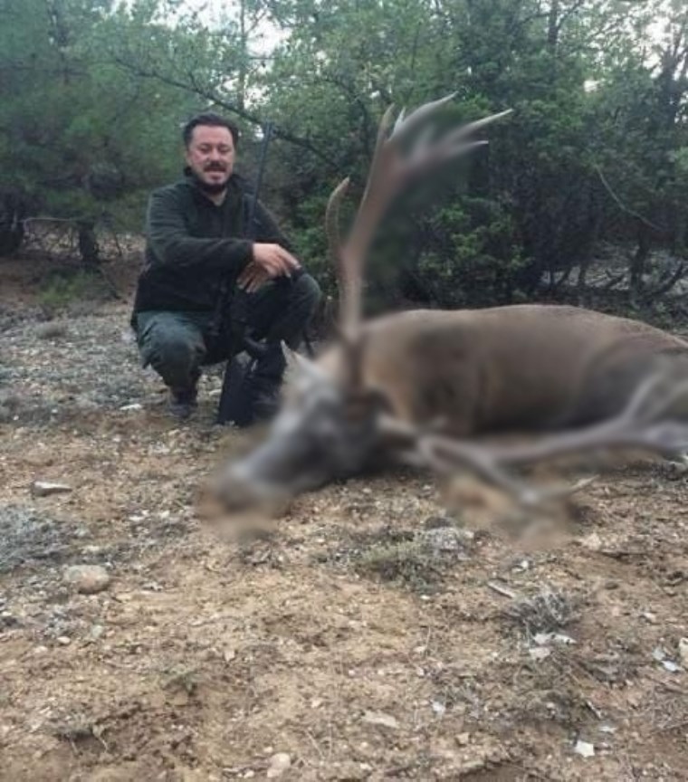 AKP'nin Eskişehir adayı Nebi Hatipoğlu'nu zora sokacak fotoğraflar ortaya çıktı: Avladığı hayvanların yanında poz vermiş...