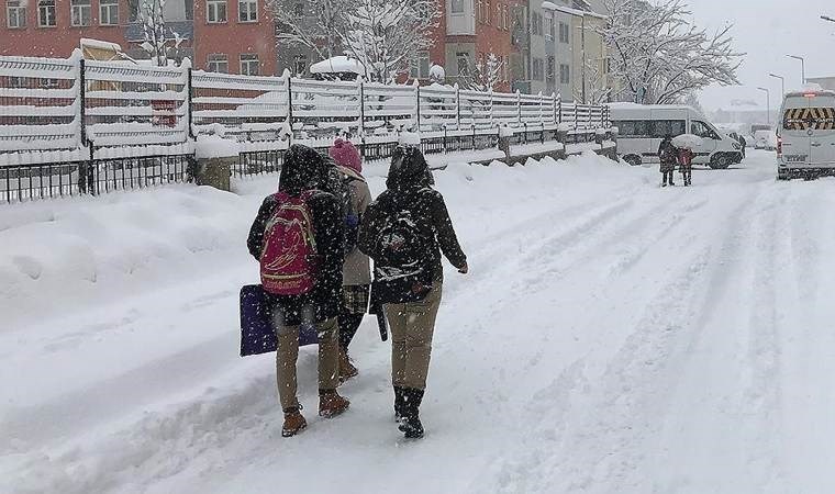 Van’ın 3 ilçesinde kar nedeniyle eğitime yarın ara verildi