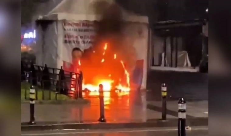 Ümit Özdağ duyurdu: Parti çadırı yakıldı, pankart kavgasında kan aktı!