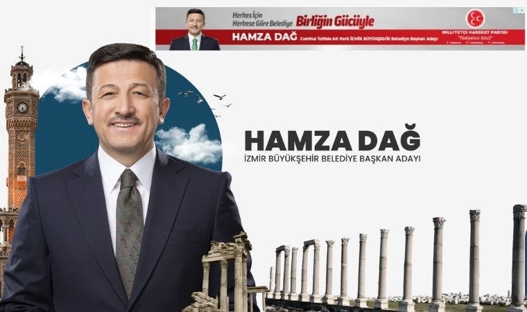 Hamza Dağ’ın logosuz kampanyasını MHP bozdu!