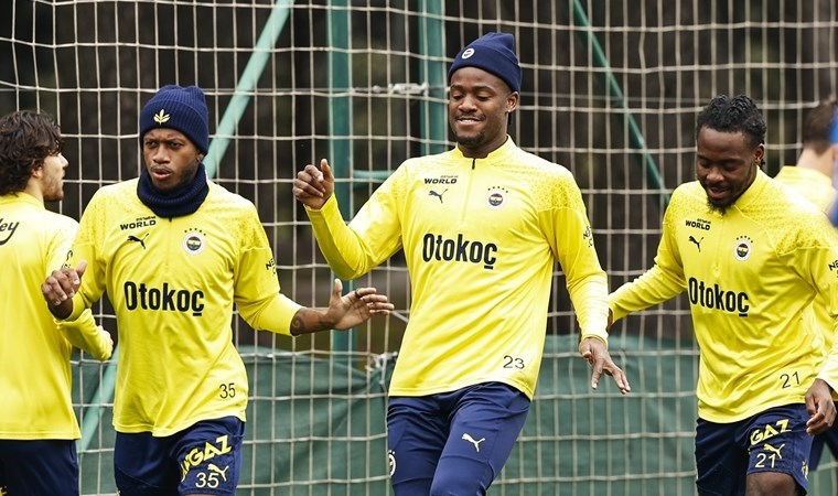 Fenerbahçe, Union SG maçının hazırlıklarını sürdürdü