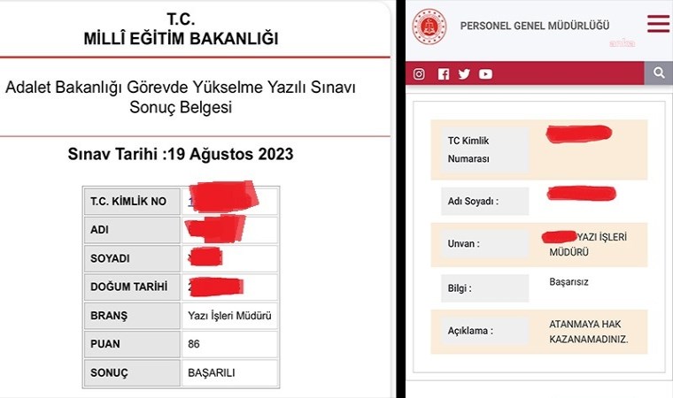 CHP'li Öztürkmen, Adalet Bakalnlığı'ndaki 'mülakat' skandalını belgeleriyle paylaştı: 'Siz engerekler ve çıyanlarsınız'