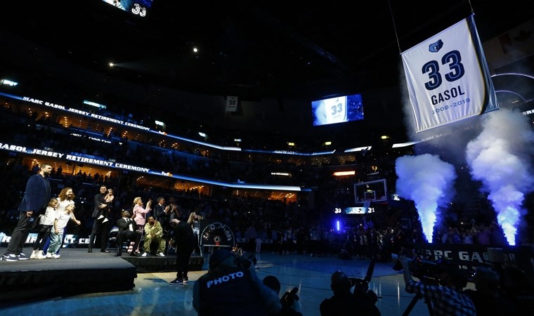 NBA'de Memphis Grizzlies'ten Marc Gasol'e büyük onur!