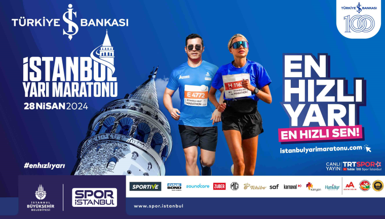 Türkiye İş Bankası 19. İstanbul Yarı Maratonu pazar günü koşulacak