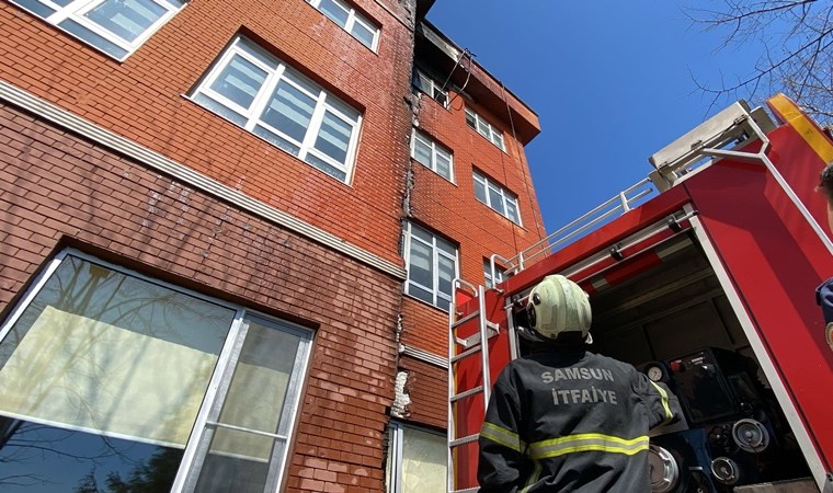 Samsun'da okulda yangın paniği: Öğrenciler tahliye edildi!