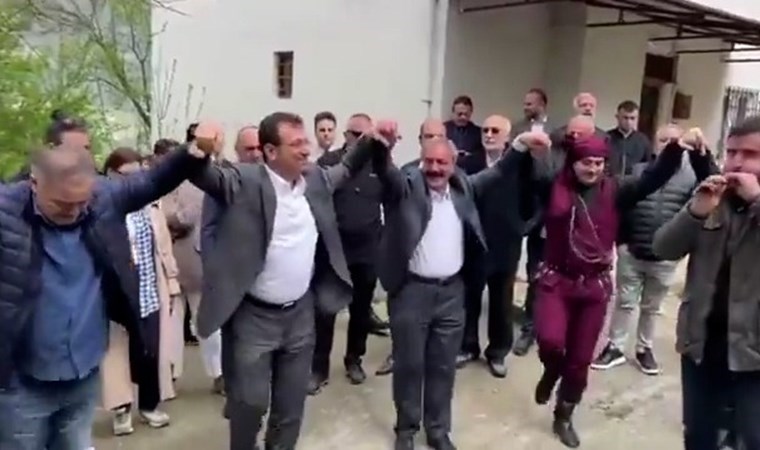 İmamoğlu’ndan doğduğu köyde horon performansı!