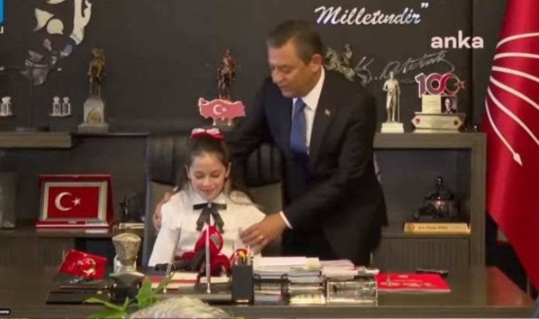 Özgür Özel koltuğunu Dora Mimaroğlu’na bıraktı: ‘İyice yerleşmezseniz kaldırabilirler’