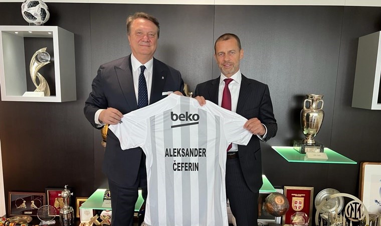 UEFA Başkanı Ceferin’den Beşiktaş’a ziyaret!