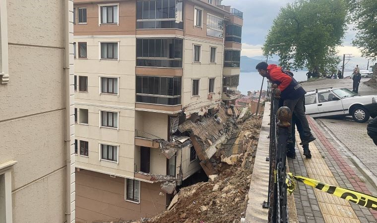 Bursa’da sağanak sırasında istinat duvarı çöktü; 2 yaralı