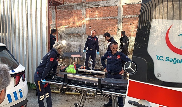 Beyoğlu’nda inşaat temelinde toprak kaydı: 1 yaralı