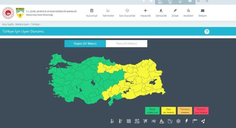 Meteoroloji açıkladı: 2 Mayıs 2024 hava durumu raporu... Bugün hava nasıl olacak?