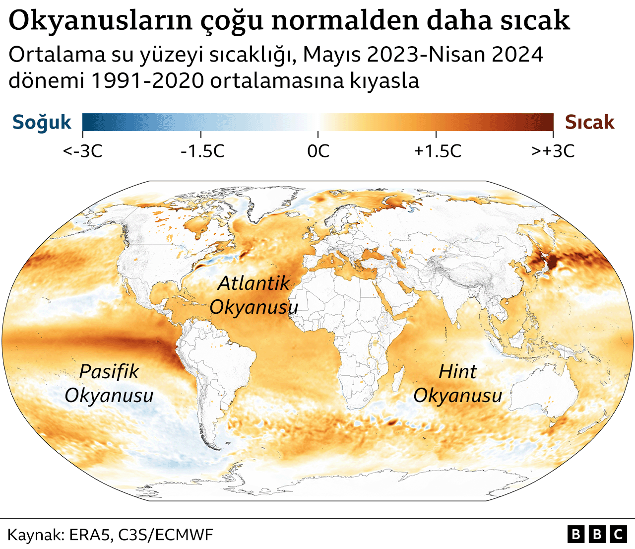 Okyanus sıcaklıkları geçen yıl her gün yeni bir rekor kırdı