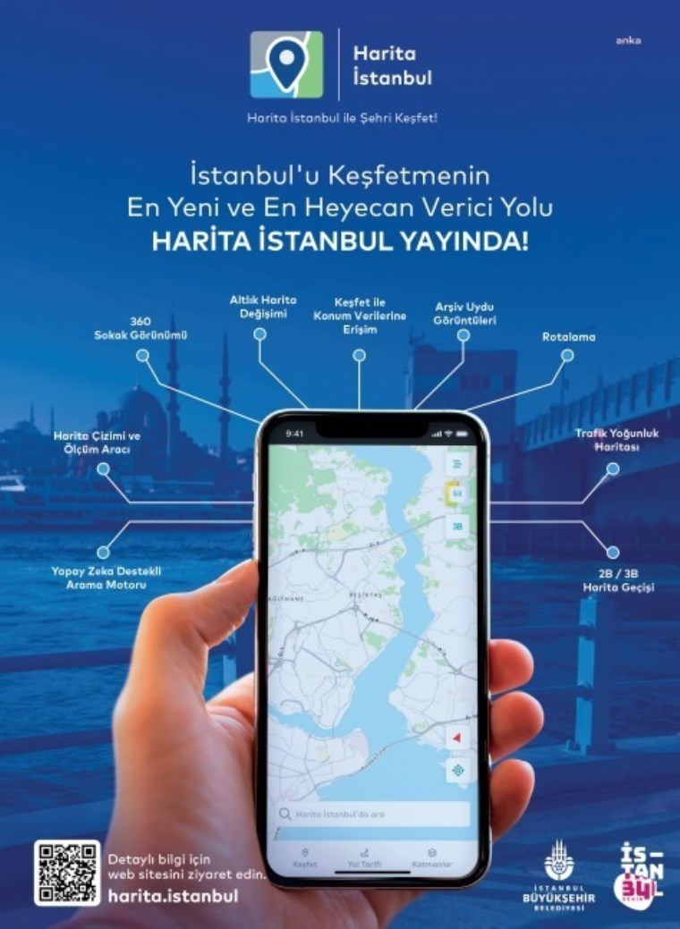 İBB, 'Harita İstanbul' uygulamasını hizmete sundu