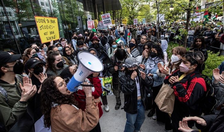 Protestocu öğrencilerle üniversite yönetimi uzlaştı: Filistin kampı kaldırılacak