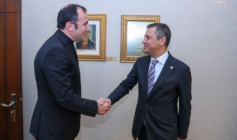 CHP Genel Başkan’ı Özel, Eğitim-İş Genel Başkanı Özbay’ı kabul etti