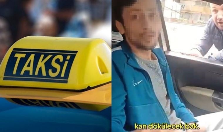 Taksicilerden Martı TAG şoförüne ‘kanlı’ tehdit