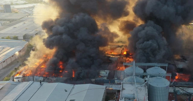 Gaziantep’te Fabrika Alevlere Teslim: Korkutan Yangın Aniden Patlak Verdi