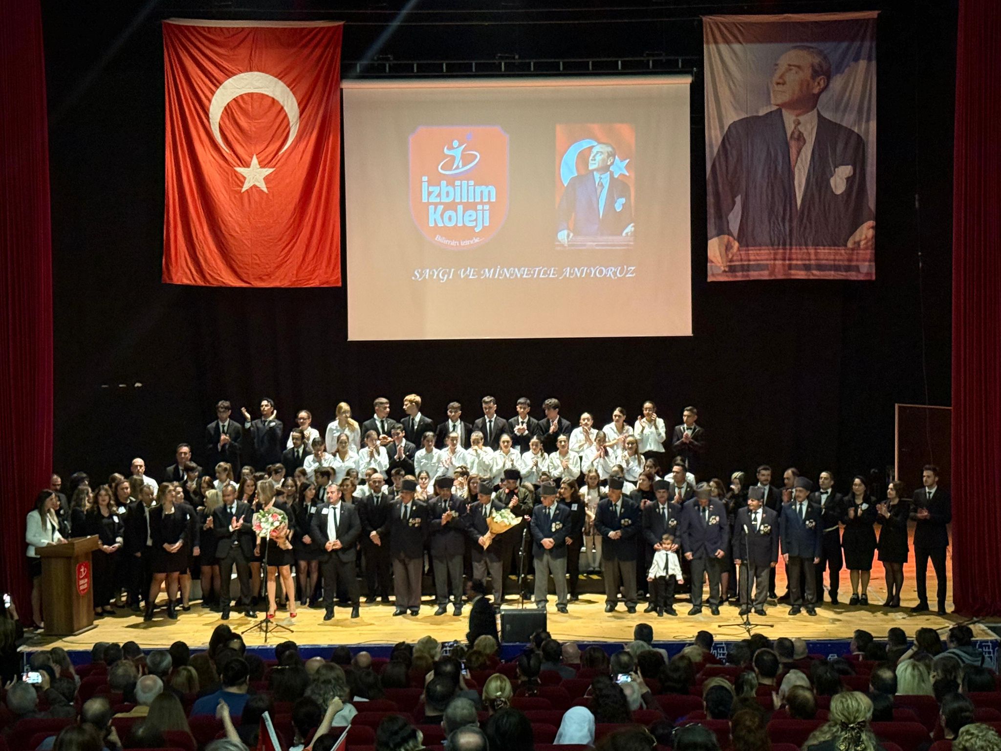 İZBİLİM KOLEJİ’NDEN TÜYLERİ ÜRPERTEN ANMA