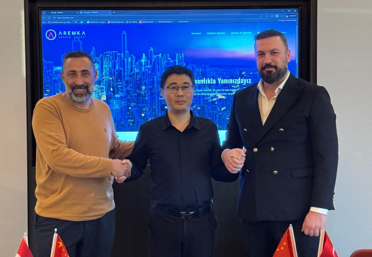 AREMKA A.Ş. Çin ile Ortaklık Kurdu