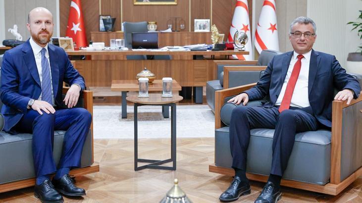 K.K.T.C. Cumhurbaşkanı Erhürman, Bilal Erdoğan’ı Kabul Etti