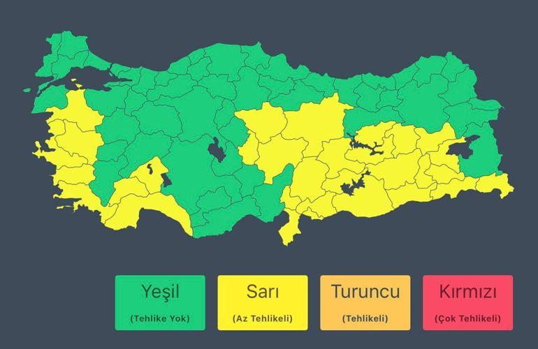 Meteoroloji ve İçişleri'nden 16 il için peş peşe uyarı! Bu saatlere dikkat: Kuvvetli kar yağışı geliyor