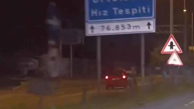 Bartın-Zonguldak Yolunda Ters Yönde Tehlikeli Sürüş