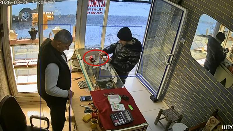 Nusaybin’de Kuyumcuda Hızlı Soygun