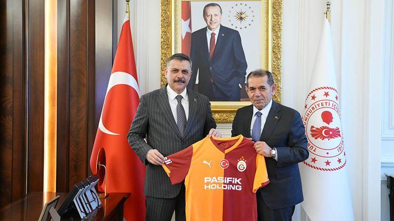 Galatasaray Başkanı Dursun Özbek’ten İçişleri Bakanı Mustafa Çiftçi’ye Anlamlı Ziyaret
