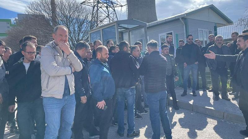 Tavşanlı’daki Termik Santralde İşçilerden Ücretsiz İzin Kararına Tepki