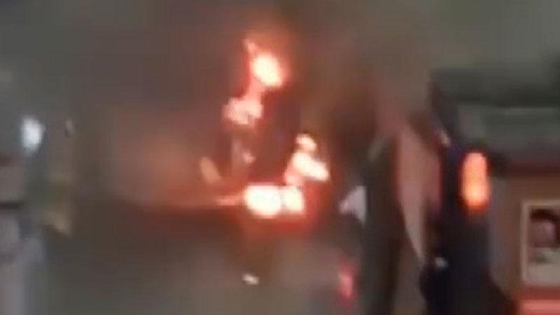 Taksim Metro İstasyonu’nda Asansör Yangını