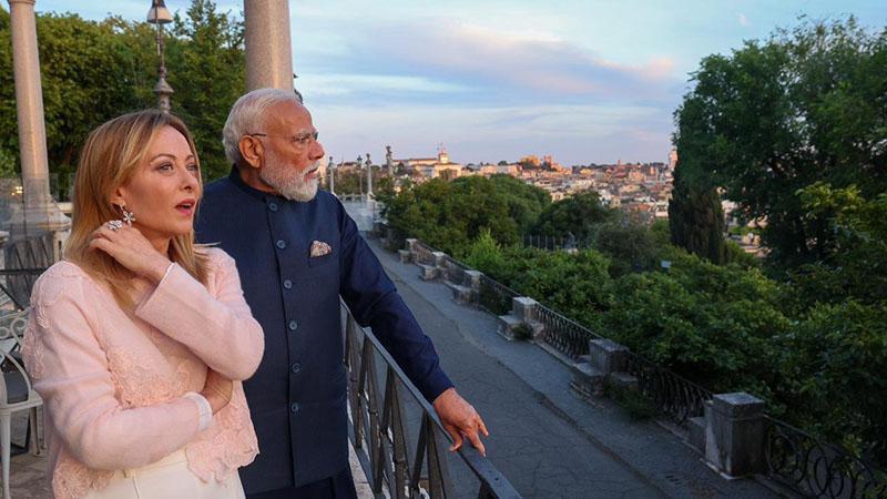 Modi ve Meloni Roma’da Bir Araya Geldi: “Stratejik Ortaklık Yeni Aşamaya Ulaştı”