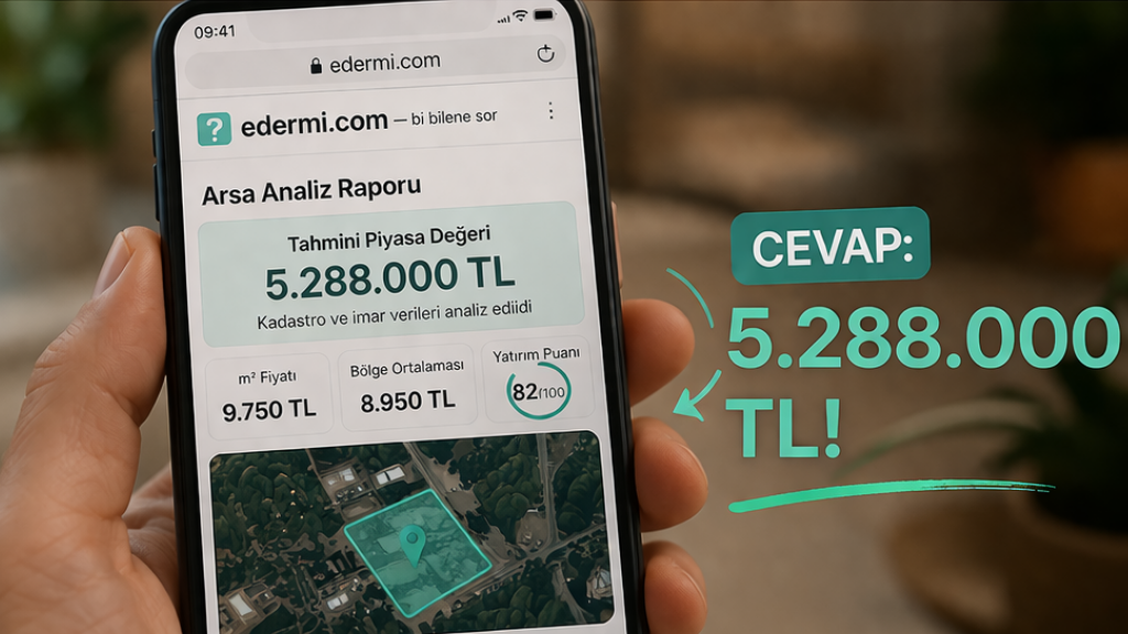 Edermi.com: Gayrimenkul Kararlarında Şeffaf ve Ölçülebilir Analiz Dönemi
