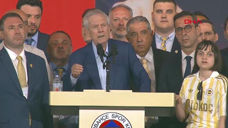 Aziz Yıldırım Fenerbahçe’nin 35. Başkanı Oldu: “Kazanan Fenerbahçe’dir”