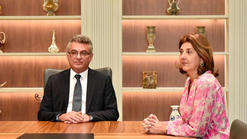 ERHÜRMAN, BM TEMSİLCİSİ HOLGUİN İLE GÖRÜŞTÜ,ü