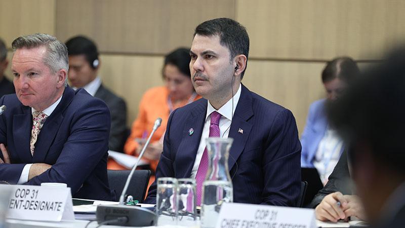 COP31 Başkanı Murat Kurum’dan Yoğun Diplomasi Trafiği