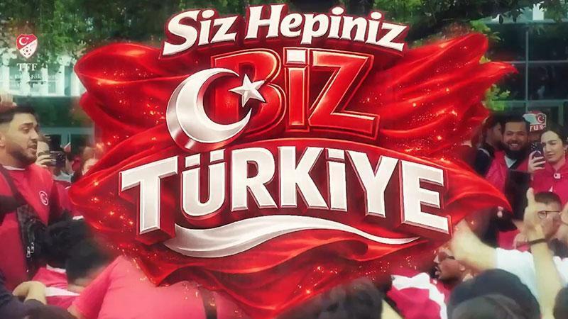 “Siz Hepiniz Biz Türkiye” Eseri Milli Takımla Buluştu