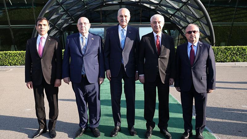 TBMM Başkanı Numan Kurtulmuş Bakü’de İSİPAB Konferansı İçin