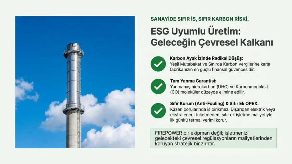 FIREPOWER Teknolojisi Endüstriyel Yanma Verimliliğinde “Yeni Nesil Stabilizasyon” 