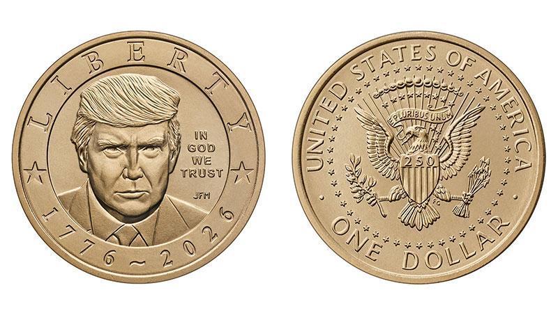 Trump Portreli 1 Dolarlık Altın Madeni Para Basılacak