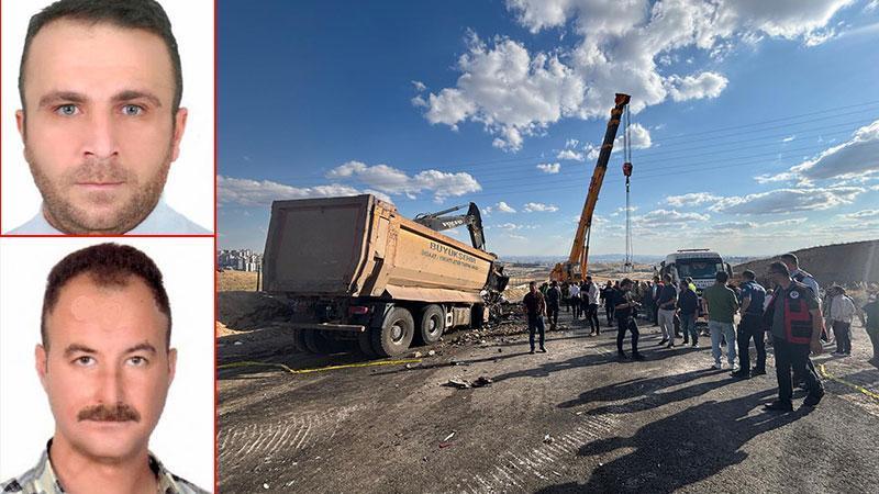 Ankara’da belediyeye ait iki hafriyat kamyonu çarpıştı: İki sürücü hayatını kaybetti