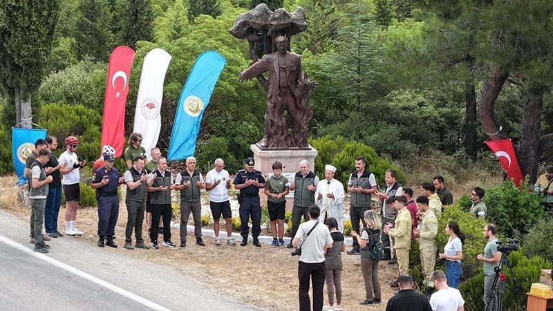 Talat Göktepe anısına düzenlenen törende orman şehitleri unutulmadı