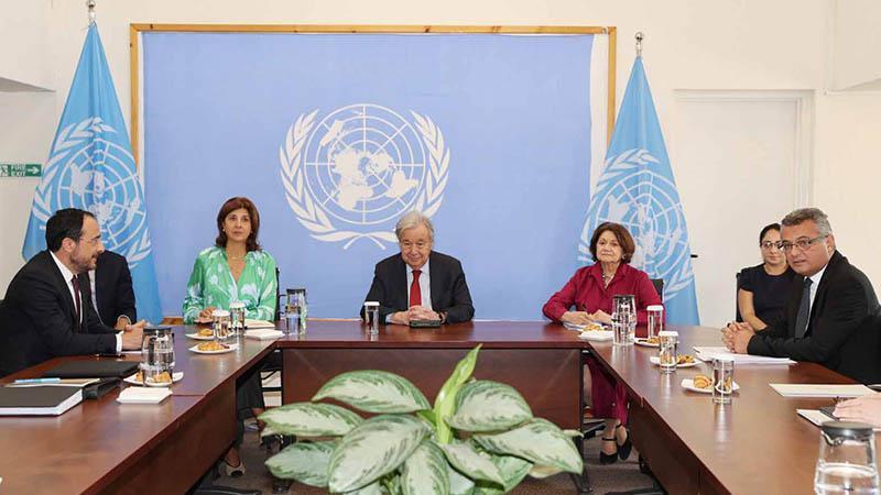 Kıbrıs’ta Üçlü Zirve Sona Erdi: Erhürman, Guterres ve Hristodulidis Bir Araya Geldi