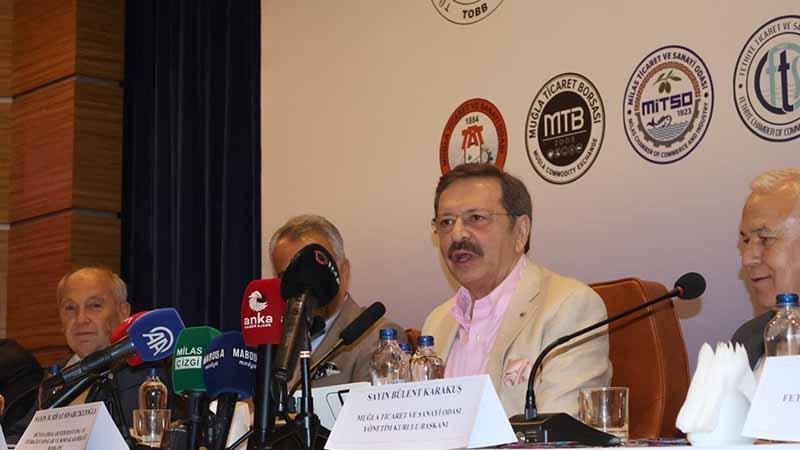 Hisarcıklıoğlu: Muğla üretimi ve turizmiyle Türkiye’nin lokomotif şehirlerinden biri
