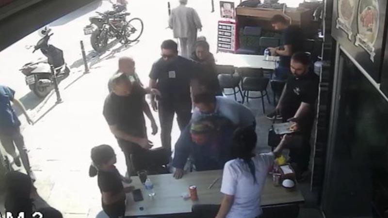 Döner yerken nefessiz kalan kadının yardımına polis yetişti