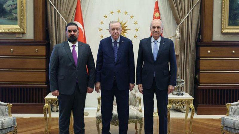 Erdoğan, Irak Temsilciler Meclisi Başkanı Halbusi ile görüştü