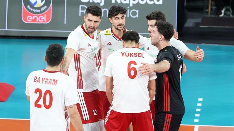 A Milli Erkek Voleybol Takımı, Fransa’ya 3-0 mağlup oldu